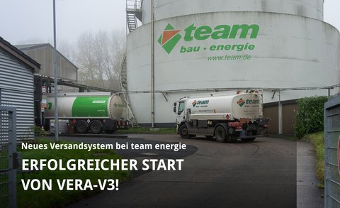 Innovative Digitalisierung des Versandprozesses bei team energie mit VERA-V3 Automatisierungssystem